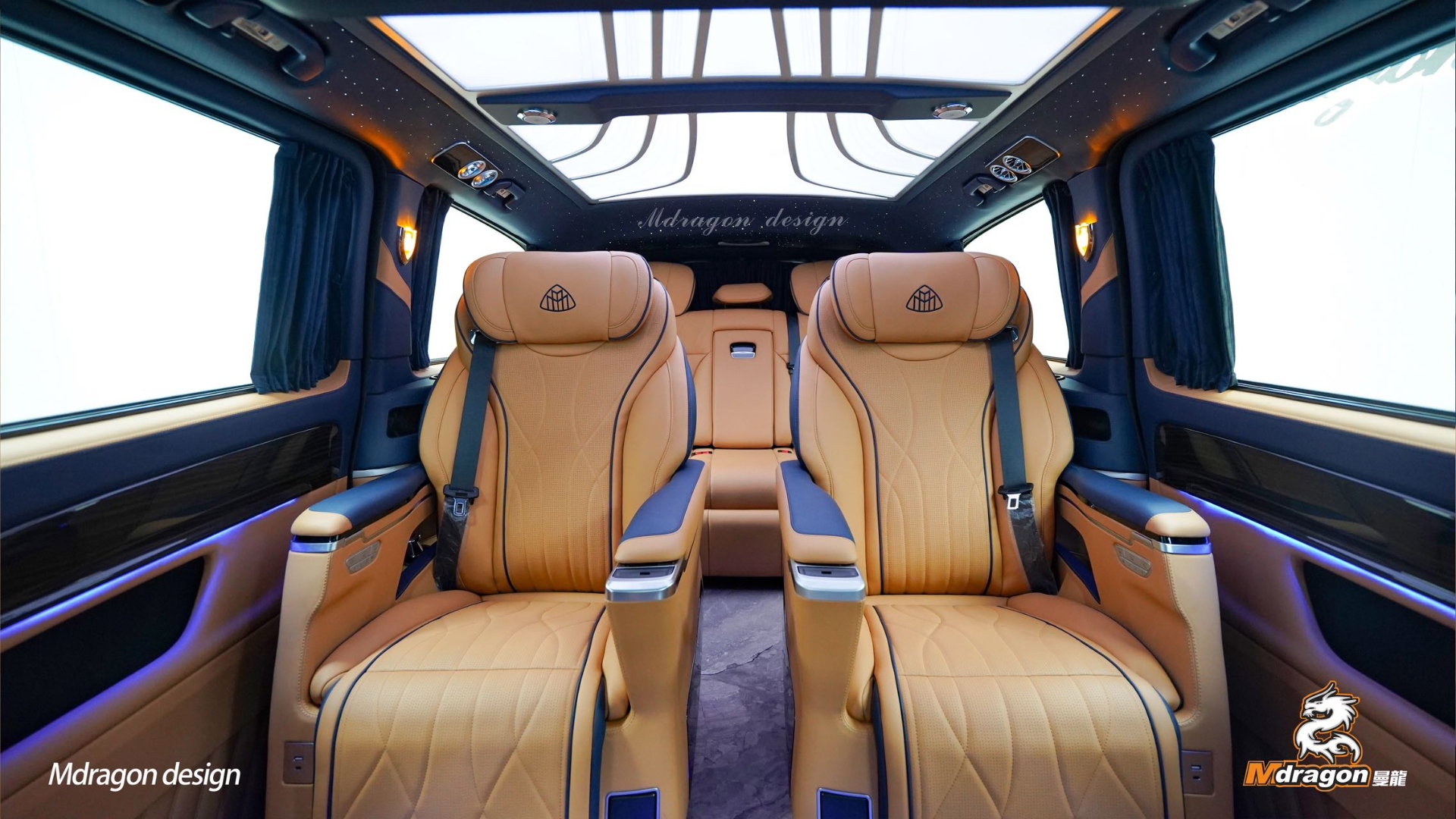 No.791 2015-2023 Benz V class Bentley Yellow/Bule Interior