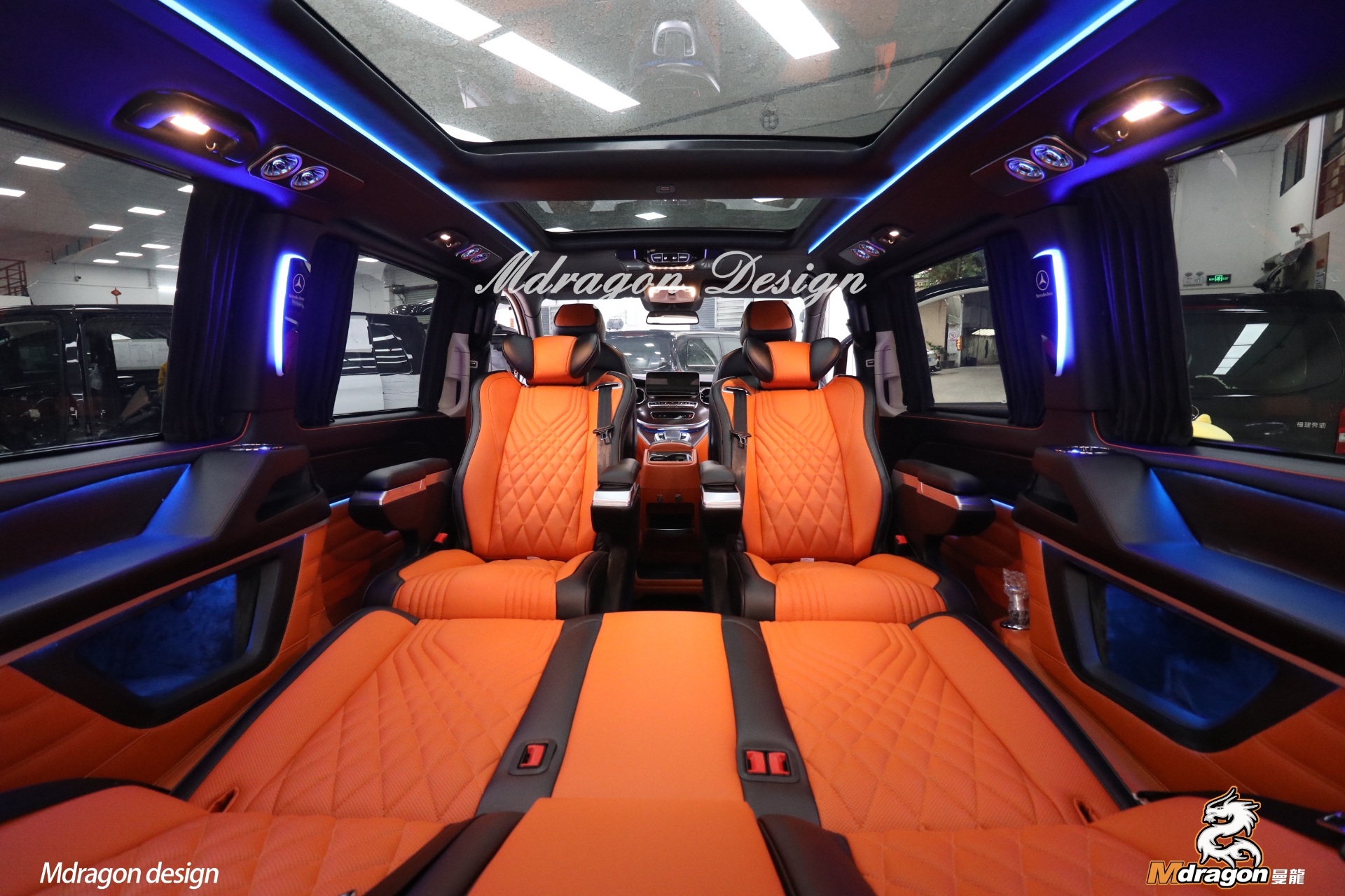 No.528 2015-2018 Benz V class V260 Interior seats modification