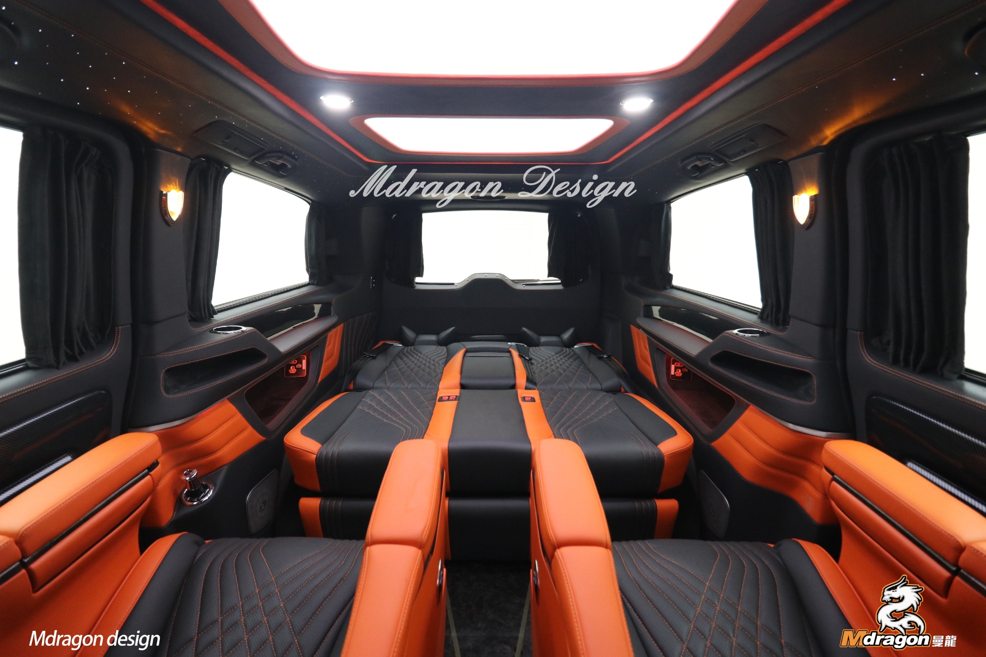 No.527 2015-2018 Benz V class Interior seats modification double doors