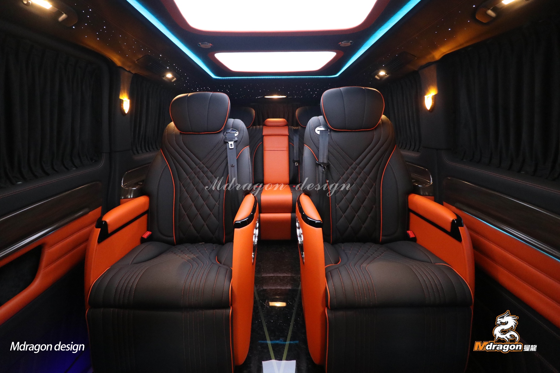 No.550 2015-2023 Benz Vito Black/Yellow Interior