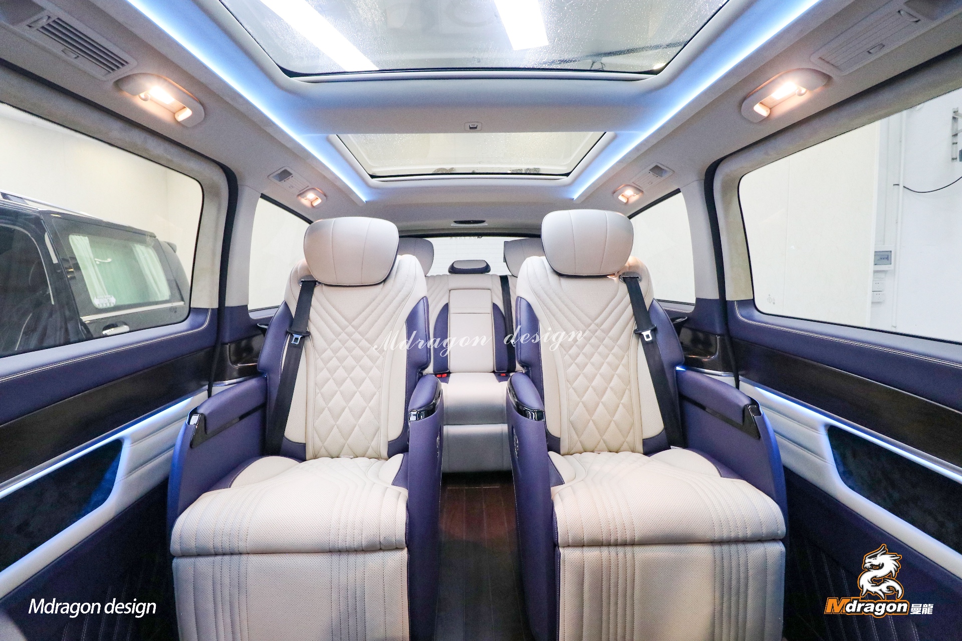No.319 2015-2023 Benz Vito White/Blue Interior