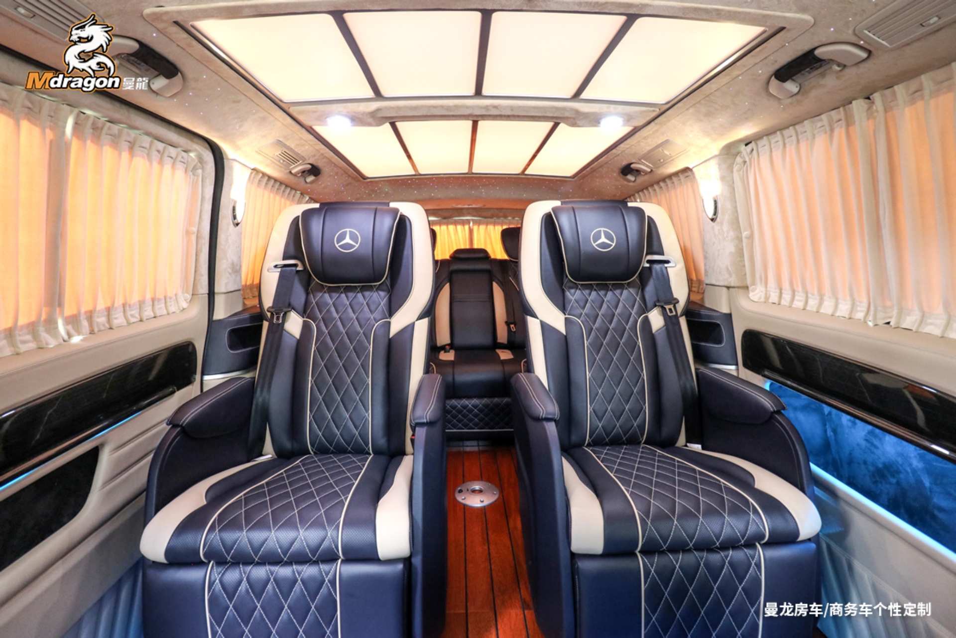No.68 2015-2023 Benz Vito Black Blue Interior