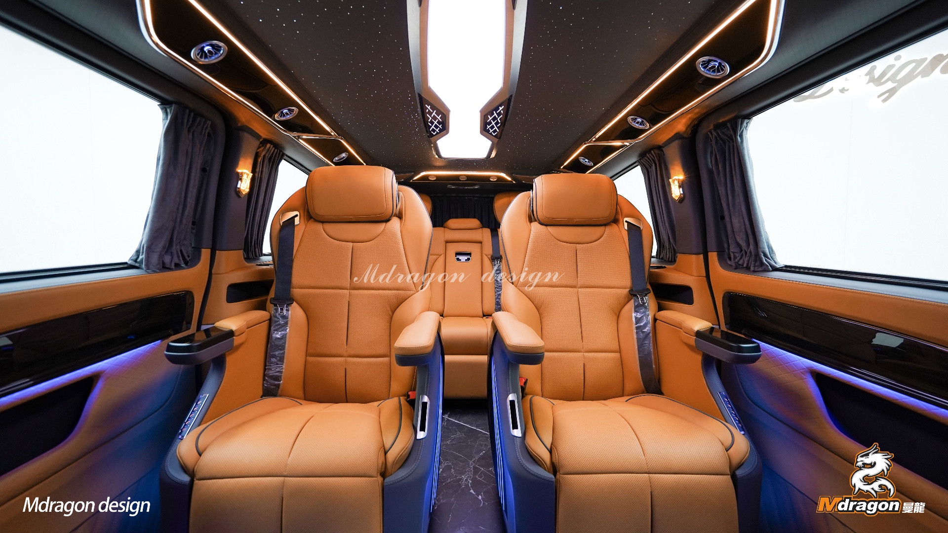 No.922 2015-2023 Benz Vito Brown Interior Seats Modification