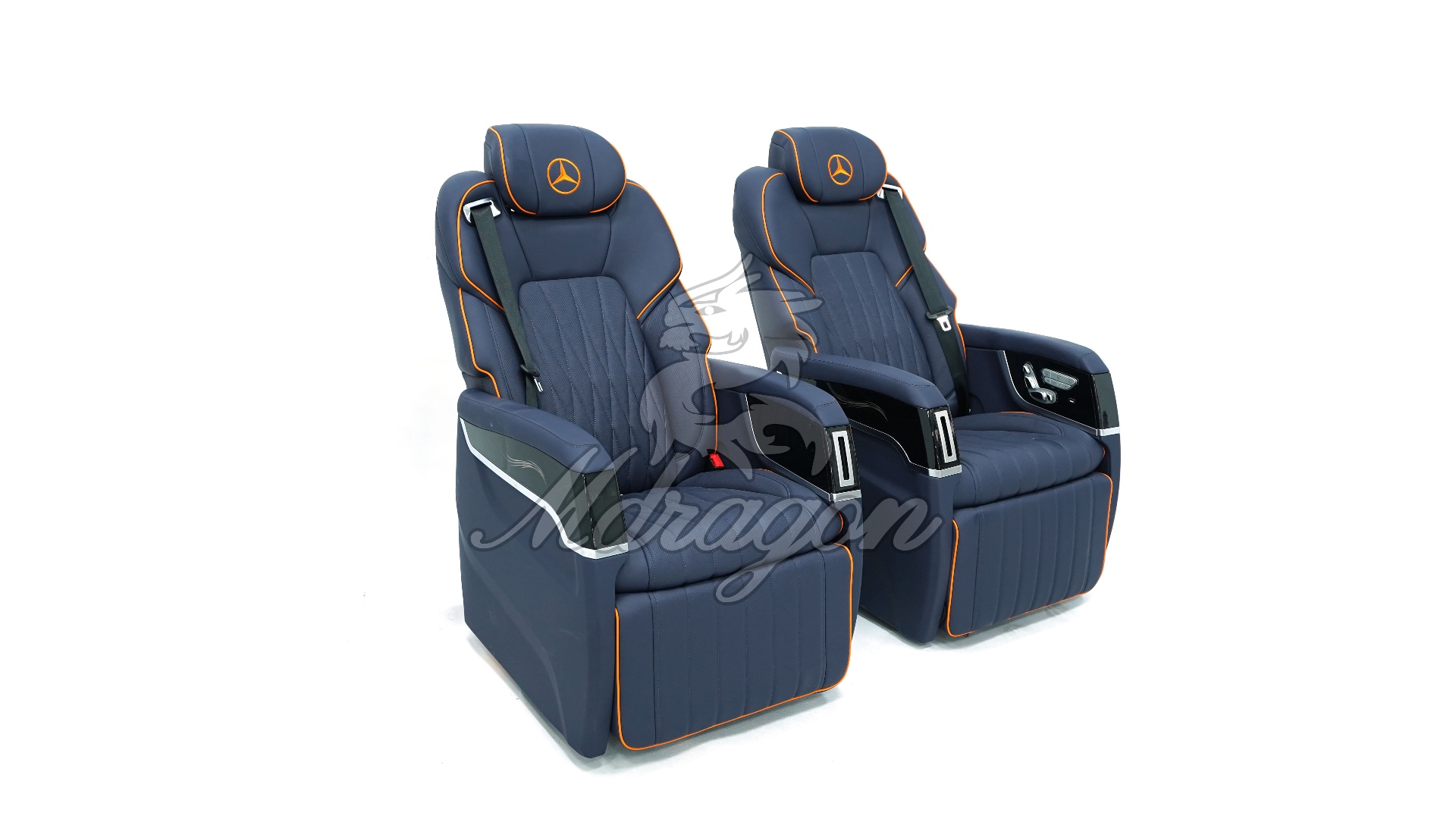 No.937 2015-2023 Benz Vito Grey/Brown Interior Seats