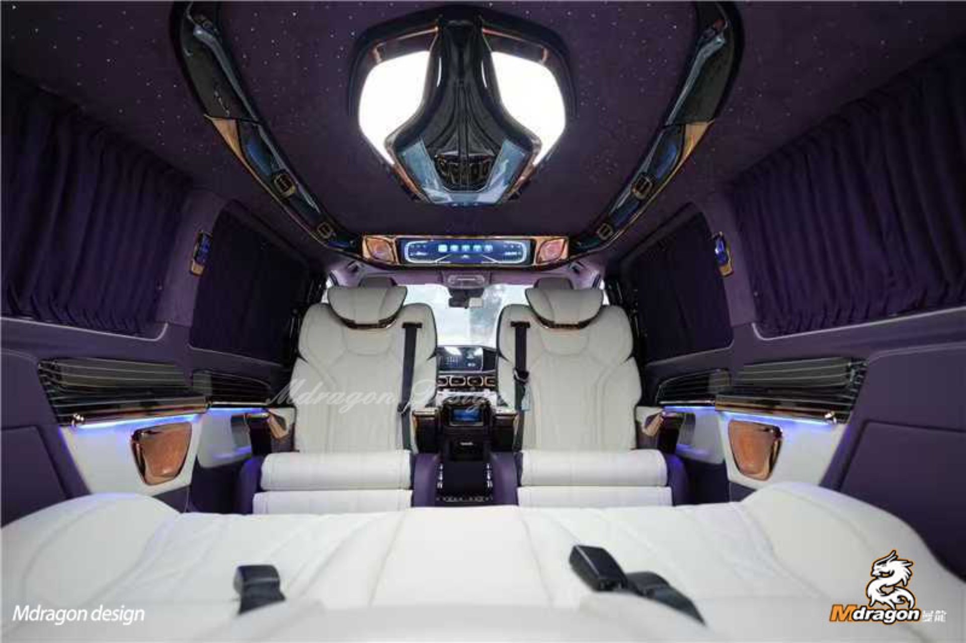 Mdragon V Class Luxury Customized Flat Roof Parts 2(($3775 including the lights and TV)