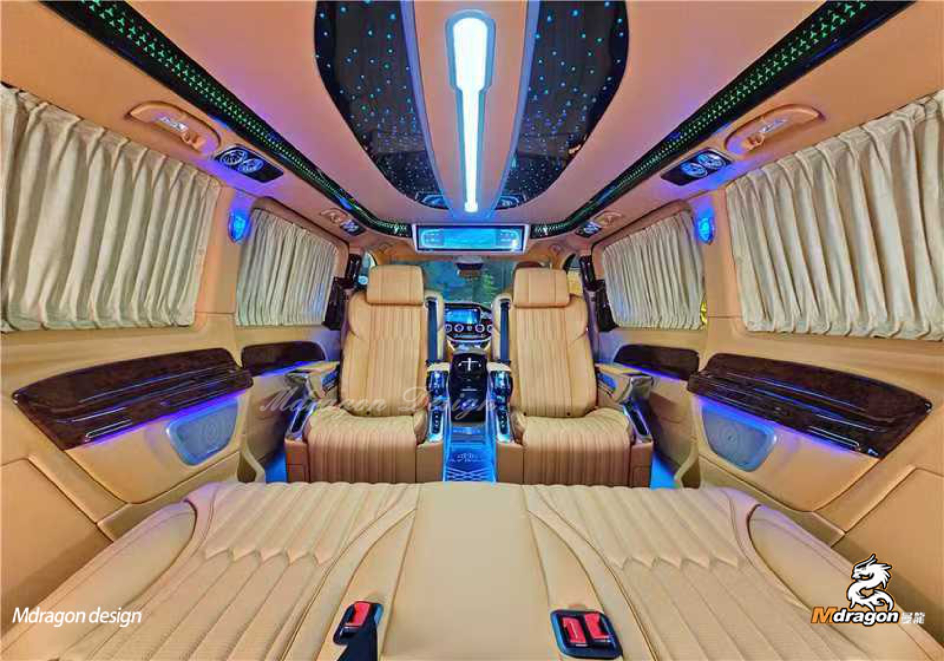 Mdragon V Class Luxury Customized Flat Roof Parts 3($3130 including the lights and TV)